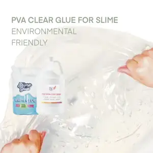 Hot Selling PVA Limpar cola para Crystal Slime Gallon PVA cola clara Slime para Fazer Slime