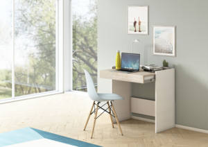 Italia-escritorios de oficina de madera de alta calidad, de un asiento mesa europea, modernos - Product Image 3