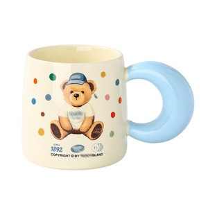 Taza de Cerámica Creativa Personalizada con Marca Compartida, Diseño de Dibujos Animados, Impresión Serigráfica, Regalo para Uso General - Product Image 5