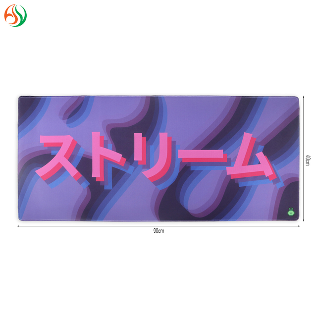 Custom 90x40cm Gaming Mouse Pad Extended Neoprene Desk Mat with Stitched Edge High Quality Non slip Rubber Base Large Mousepad