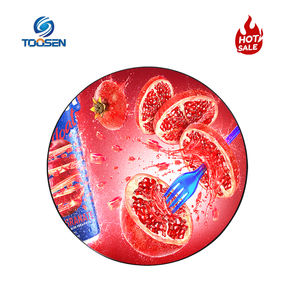 קיר וידאו LED עגול בהתאמה אישית של ODM, תצוגת LED דיסק ידידותית לסביבה, מוכן למשלוח, מסך LED עגול לפרסום יצירתי - Product Image 2