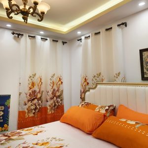 Parure de <span class=keywords><strong>draps</strong></span> florale 8 pièces avec rideaux assortis pour lit King Size - Product Image 4