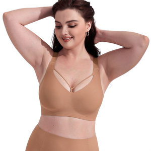 Sujetador sin costuras transpirable y cómodo para mujer, con efecto minimizador y soporte suave, estilo top sexy. - Product Image 1