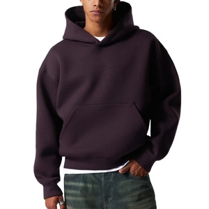 Ventes en gros de sweats à capuche de haute qualité 100% coton, épaules tombantes, 500 grammes, tissu French Terry, coupe ample, sweats à capuche pour hommes - Product Image 6