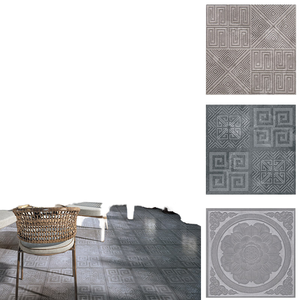 Phong Cách Hiện Đại Cổ Trung Quốc <span class=keywords><strong>Ming</strong></span> Qing cổ điển sàn gạch tối retro cổ xây dựng phong cách mới cho phòng khách sàn gạch - Product Image 1