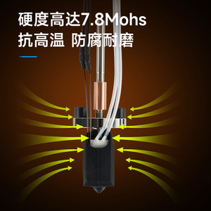 Accesorios para Impresora 3D Ender3 V3 Plus: Hot End a Cabezal de Bambú de Acero Duro - Product Image 3