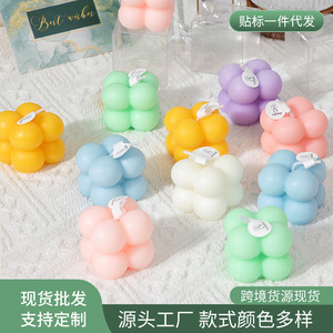 Vela Aromática con Aroma a Cubo de Rubik Northern Mu, Vela de Cera de Soja, Mini Vela Novedosa para Regalo - Product Image 5