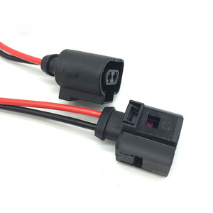 Conector automotriz de plástico negro de 2 pines Mo-160, enchufe impermeable para cableado de luces de automóvil - Product Image 1