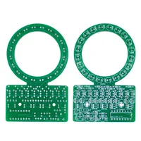 Kit DIY CD4017 de lumière LED circulaire à flux numérique pour la pratique de la soudure et les projets éducatifs