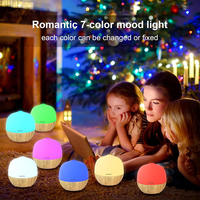 Humidificateur d'aromathérapie à brume froide électrique à la maison 7 couleurs Led veilleuse diffuseur d'arôme d'huile essentielle à ultrasons