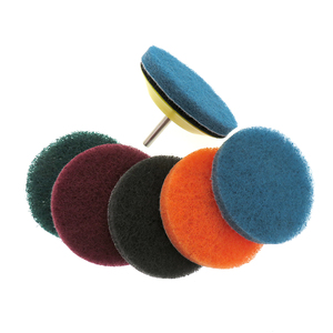 3 بوصة خطاف رفيع/متوسط/خشن درجة الخشن وحلقة تنظيف وسادة جلخ وسادة تجوب صناعية لتنظيف السطح - Product Image 5