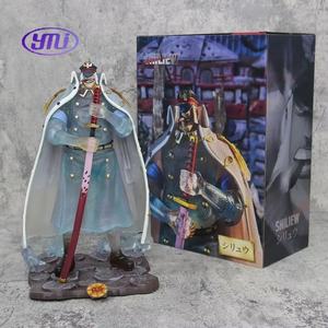 Figurine d'anime Luffy <span class=keywords><strong>Shiryu</strong></span>, nouveau style, 32 cm, une seule pièce, barbe noire, sous-ordinateur, grand amiral, posture debout - Product Image 6