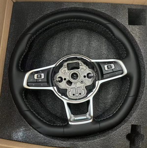 สำหรับ Volkswagen GTI MK7.5 Jetta <span class=keywords><strong>Passat</strong></span> Golf Scirocco POLO Touareg พวงมาลัยหนังเต็มรูปแบบเก่าดัดแปลงใหม่7 VW - Product Image 1