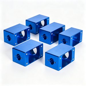 Mecanizado CNC Personalizado OEM para Caja de Aluminio 6061, Anodizado Azul, Fresado de Precisión, Equipo Mecánico - Product Image 6