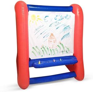 ألعاب خارجية، لوح رسم قابل للنفخ من البي في سي ذو وجهين قابل للغسل، ألعاب للأطفال مقاس 28.7×31.88 سم - Product Image 1