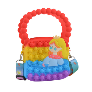 Belles dames sac fidget jouets sacs à main silicone épaule bandoulière fidget <span class=keywords><strong>it</strong></span> pousser bulle <span class=keywords><strong>pop</strong></span> itting sacs pour les filles - Product Image 6
