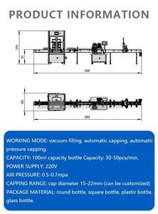 Línea de Producción Automática de 6 Cabezas para Llenado y Tapado de Botellas de Perfume para Envasado de Fragancias Líquidas - Product Image 3