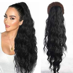 วิกผมมิสโพนี่เทล 1B242302331B304864182724T13601001824 เส้นผมทนความร้อนสูง ผมยาวหยิก PY541 - Product Image 2