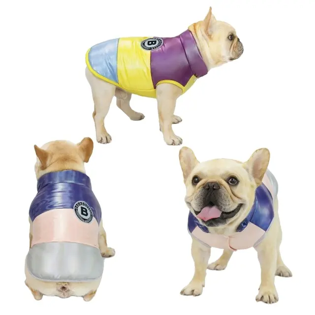 Chaqueta a prueba de viento cálida para cachorros de Bulldog Francés grande, ropa para mascotas, chaqueta de invierno para perros, abrigo para Chihuahua, trajes para mascotas