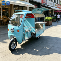 Tricycles électriques 60V entièrement fermés, ETOO, pour parcs d'attractions, camion de restauration, usine chinoise, 1000W, mobiles à 3 roues