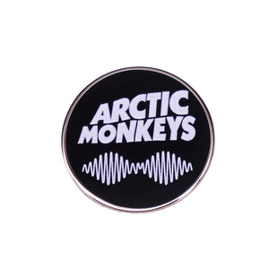 Huy Hiệu Ghim Ve Áo Băng Nhạc Rock In Lụa Tráng Men Cứng Tùy Chỉnh Huy Hiệu Ghim Men In Màn Hình Kim Loại - Product Image 2