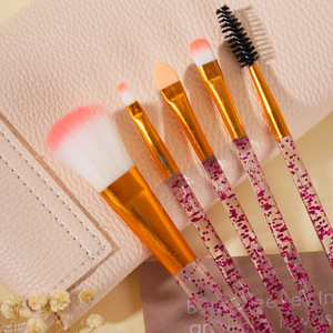 Juego de 5 <span class=keywords><strong>Brochas</strong></span> de Maquillaje con Cristales Brillantes, <span class=keywords><strong>Brochas</strong></span> Profesionales <span class=keywords><strong>para</strong></span> Corrector, Sombra de <span class=keywords><strong>Ojos</strong></span>, Delineador, Rubor <span class=keywords><strong>y</strong></span> Labios - Product Image 6