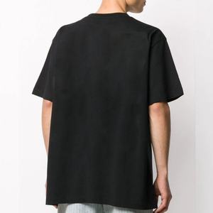 Nouveaux T-shirts pour hommes en coton à carreaux, style streetwear, impression personnalisée du logo, taille oversize - Product Image 3
