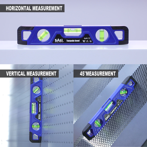 Sali chuyên nghiệp 230mm 9 inch từ mức độ tinh thần độ chính xác cao công nghiệp AVM với 3 vails để đo mức - Product Image 3