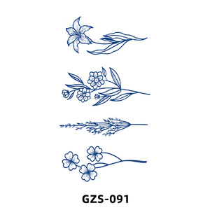 <span class=keywords><strong>Aquarelle</strong></span> lavande fleur tatouages temporaires pour femmes corps Art bras fausse flore adultes <span class=keywords><strong>tatouage</strong></span> autocollant étanche filles tatouages - Product Image 5