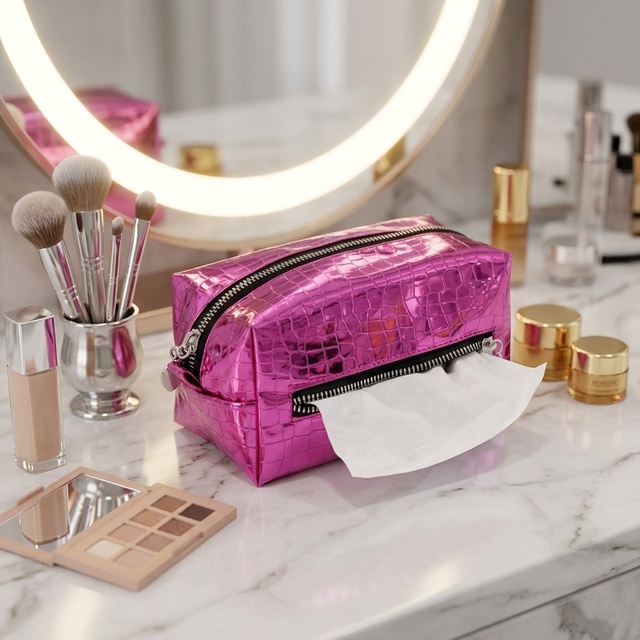 Eco-friendly TPU Make up Pouch Custom Travel Toiletry Makeup Cosmetic Bag