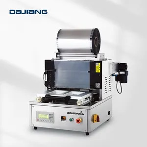 Plastic Tray Sealing Machine DX-1DAJIANG Grocery Food Tray Sealer Sealing Packing Machine Map Tray Sealer