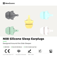 Sumbat Telinga Silikon Grosir untuk Belajar, Ultra Lembut, Logo Snorer, Tidur Menyamping untuk Pria, Kelas Medis, Lembut, Dapat Digunakan Kembali, Peredam Kebisingan