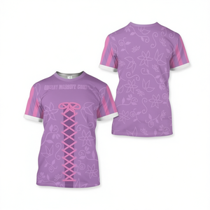 Maglietta da principessa ispirata a Rapunzel, top viola con lacci, costume per donne e ragazze, cosplay di fiabe, compleanno di Halloween - Product Image 2