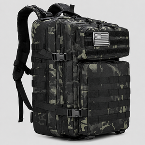 Mochila Táctica de Camuflaje para Exteriores – Mochila de Senderismo Estilo 3P de Gran Capacidad - Product Image 4