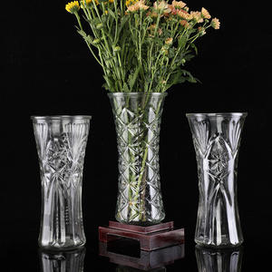 25 <span class=keywords><strong>vase</strong></span> en verre cristal transparent simple eau nourrissante riche rose lily plug salon ornements - Product Image 1