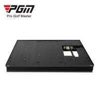 Simulateur de golf PGM JQ019 1280X720 avec plateformes oscillantes mobiles, synchronisation automatique du terrain, ajustement de la pente et boîte de départ