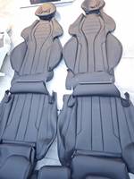 Original Leder Carbon-Faser Wasserdichte Sport-Schalensitze für M2 M3 M4 M5 M6 G14 G15 G16 G17 G20 G22 G23 G24 G26 G29 G30