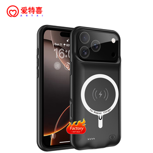 Custodia per telefono cellulare <span class=keywords><strong>con</strong></span> Clip posteriore e <span class=keywords><strong>batteria</strong></span> per caricabatterie da esterno per <span class=keywords><strong>iPhone</strong></span> 17 16 15 Pro Max <span class=keywords><strong>batteria</strong></span> - Product Image 1