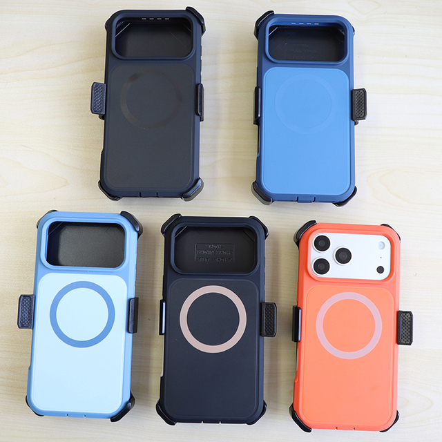 2 in 1 Hard Rugged Case With Belt Clip for iPhone 18 Pro Max 17 16 15 13 14 Matte Anti-Drop Shockproof Magnetic Cover S26 Ultra