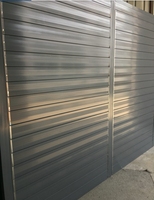 Volets en aluminium peint moderne, à commande motorisée, horizontaux, forme personnalisée, certifiés ISO9001, pour bureau