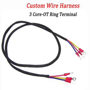 Kabel Daya Koneksi Motor Baterai dengan Terminal Cincin OT Berinsulasi Ganda 3 Inti - Product Image 1