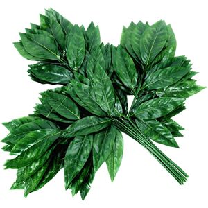 Bouquet de feuilles d'érable artificielles 30cm-100cm, fleurs en soie, décoration intérieure, verdure - Product Image 4