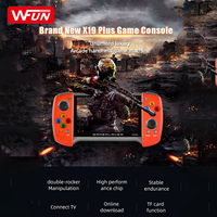 WFUN Gamepad de pantalla grande de 5,1 pulgadas Joystick X19 Plus Consola de juegos retro portátil Compatible con PS1 GBC MD Consola de juegos nostálgica