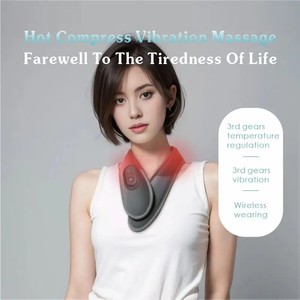 EMS <span class=keywords><strong>Mini</strong></span> masajeador de tratamiento de cuello de calefacción eléctrica inteligente portátil - Product Image 3