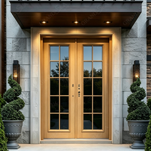 <span class=keywords><strong>Porte</strong></span> <span class=keywords><strong>double</strong></span> battante en bois massif composite style grille française pour <span class=keywords><strong>salon</strong></span>, portes doubles <span class=keywords><strong>de</strong></span> sécurité turques - Product Image 4