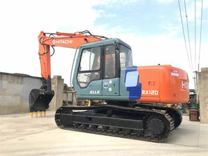 Excavadora de 12 toneladas Precio bajo y excelentes condiciones Excavadora Hitachi EX120 ZX120 usada - Product Image 3
