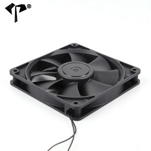 พัดลมระบายความร้อนแบบลูกปืน 12025 AC 110-220V EC ขนาด 120*120*25 มม. รูปทรงสี่เหลี่ยม ความเร็วสูง 68.6-100.2CFM เสียงเบา 28-38 เดซิเบล - Product Image 2