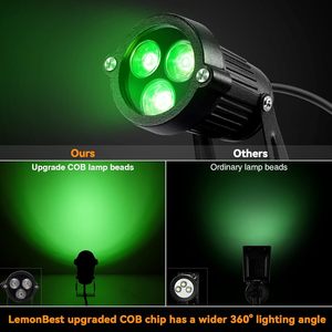 ไฟส่องทางเดินในสวนแบบเสียบพื้น อลูมิเนียมกันน้ำ 3W 12V พร้อมหลอด LED มาตรฐาน IP65 ใช้ไฟ AC - Product Image 3