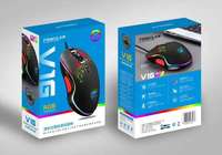 Souris de jeu programmable 7D de haute qualité RGB 7600DPI filaire USB Esports Player Souris de jeu pour les joueurs