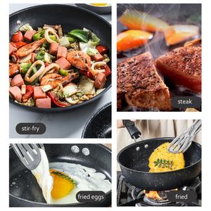 Sartenes antiadherentes de hierro fundido para freír huevos, sartenes de titanio preci - Product Image 3